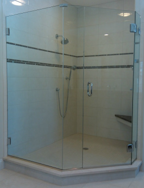 Custom Neo-Angle Shower Enclosure
